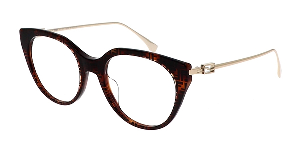 B7 Optika Fendi női fekete műanyag szemüveg