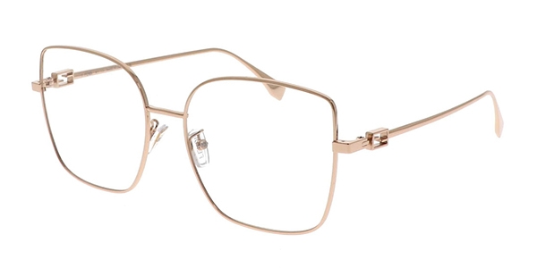 B7 Optika Fendi női arany fém szemüveg