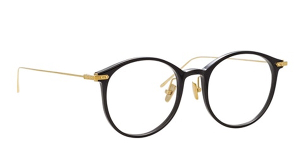 B7 Optika Linda Farrow szemüveg fekete ovális